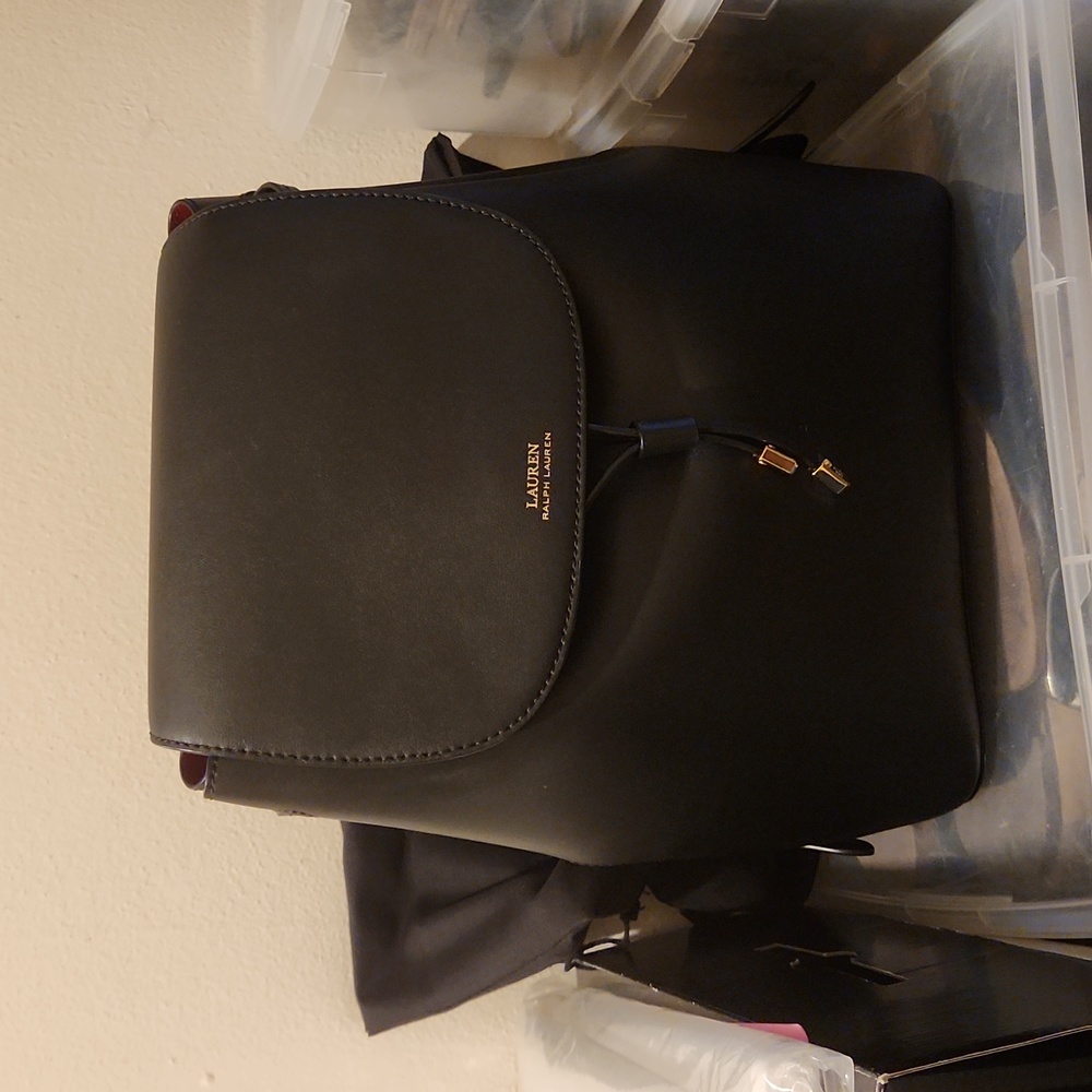 Ralph Lauren Genuine Leather Backpack
